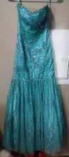 Deb Dress Blue Aquamarine