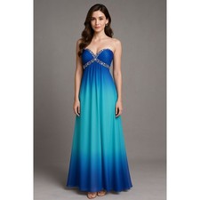 Vintage Deb Prom Dress Womens