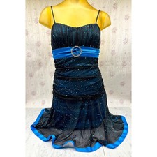 Y2K Deb Black & Blue Glitter