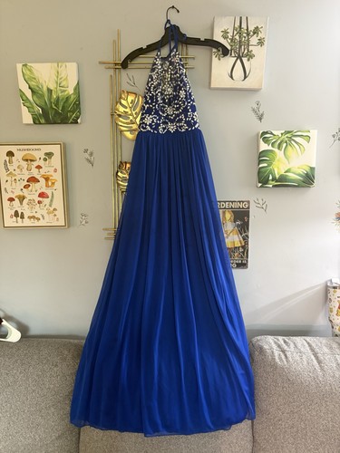 Deb blue sequin beaded - deb,
