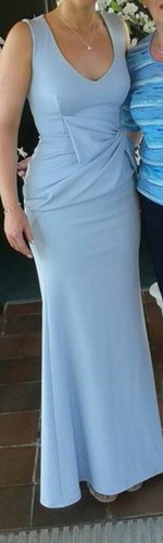 Baby blue bridesmaid formal