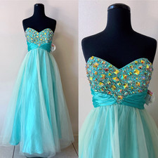 Vintage Y2K Deb Seafoam Beaded